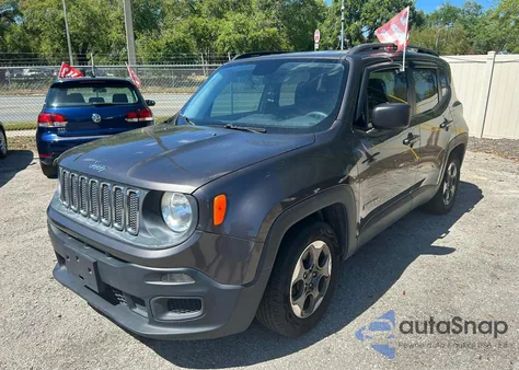 2016 Jeep Renegade Sport from USA, damaged, VIN ZACCJAAT4GPD60465